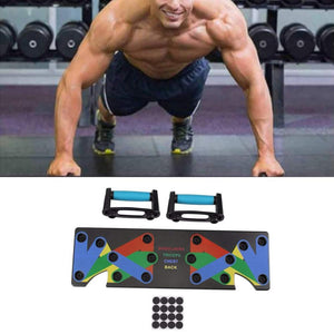 9 in 1 Push Up Rack Board Men Women  Fitness Exercise