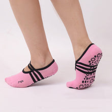 Load image into Gallery viewer, Anti Slip Bandage Cotton Sports Yoga Socks