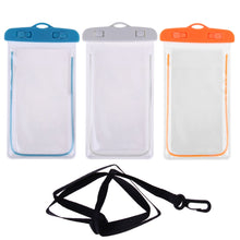 Load image into Gallery viewer, Waterproof Bag With Luminous Underwater Pouch Phone
