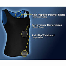 Load image into Gallery viewer, hot body shaper sauna vest gym