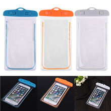 Load image into Gallery viewer, Waterproof Bag With Luminous Underwater Pouch Phone