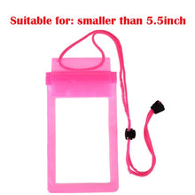 Load image into Gallery viewer, Waterproof Bag With Luminous Underwater Pouch Phone