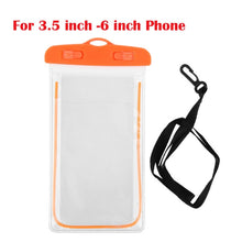 Load image into Gallery viewer, Waterproof Bag With Luminous Underwater Pouch Phone