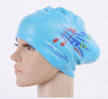 Load image into Gallery viewer, Women Swimming caps Silicone Super Large Long Hair Girls