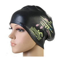Load image into Gallery viewer, Women Swimming caps Silicone Super Large Long Hair Girls