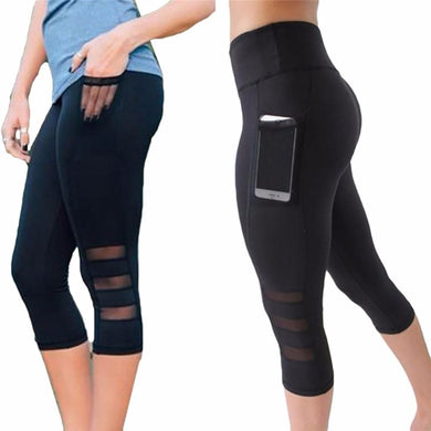 Women Fitness Yoga Gym High Waist Legging Girl Black