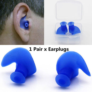 1 Pair Soft Ear Plugs Environmental Silicone Waterproof