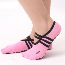 Load image into Gallery viewer, Anti Slip Bandage Cotton Sports Yoga Socks
