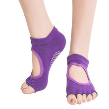 Load image into Gallery viewer, Anti Slip Bandage Cotton Sports Yoga Socks