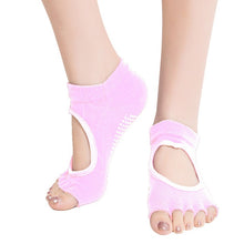 Load image into Gallery viewer, Anti Slip Bandage Cotton Sports Yoga Socks