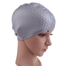 Load image into Gallery viewer, Waterproof Swimming Caps Protect Ears Long Hair Sports