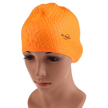 Load image into Gallery viewer, Waterproof Swimming Caps Protect Ears Long Hair Sports