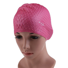 Load image into Gallery viewer, Waterproof Swimming Caps Protect Ears Long Hair Sports